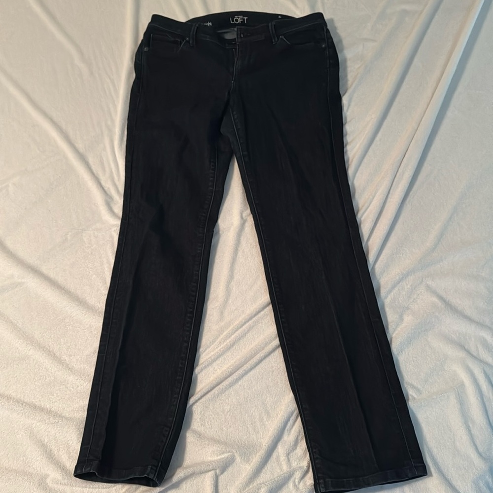 Loft modern straight jeans. 29/8